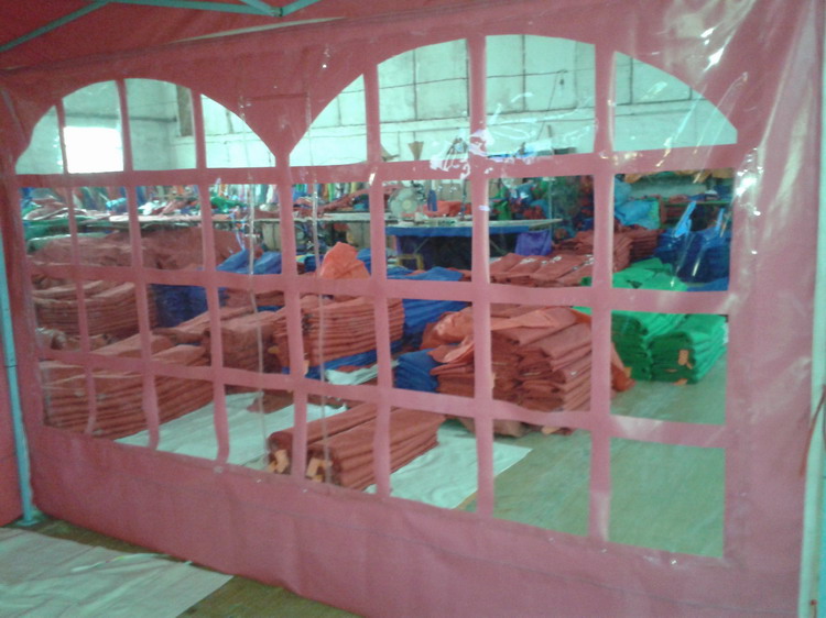 3x3透明帐篷粉色2